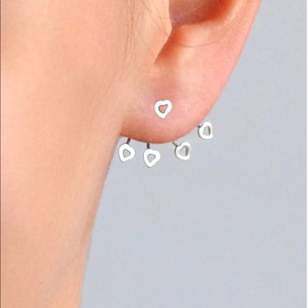 Sterling silver earring jackets 2